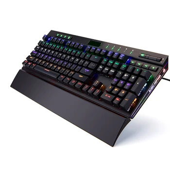 Механическая клавиатура 104 клавиши со светодиодной подсветкой Симфоническая клавиатура интернет-кафе, посвященная игровой механической клавиатуре