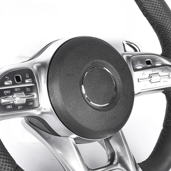 yyhc Подходит для Benz A E S C G Class W205 W204 W212 W211 W213 E300 W218 Старая модель Новая модель светодиодного рулевого колеса из углеродного волокна