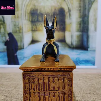 Египетские ретро Креативные высококачественные ювелирные изделия в коробках, Изысканная коробка для хранения ювелирных изделий, Праздничные подарки, Органайзер для макияжа