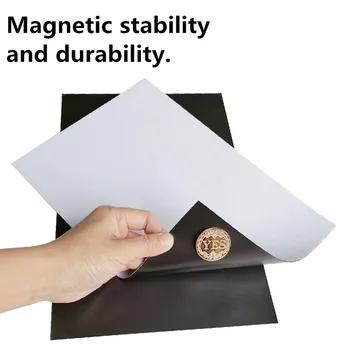 Магнитный лист формата А4, фотографии и картинки на холодильник, черная магнитная накладка, магнит для резки, технология штамповки 0.3/0.5/1/2 мм.