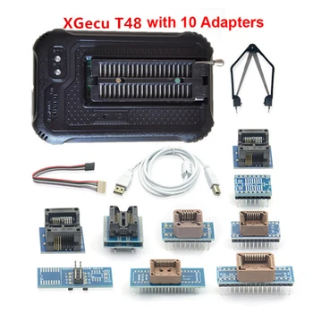 XGecu T48 TL866 Универсальный программатор Ноутбук Автомобильная материнская плата Флэш-память BIOS Горит