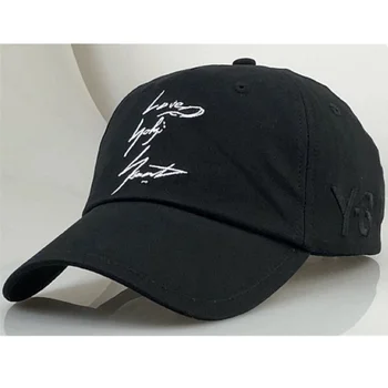 Бейсбольная кепка Y3, Трендовая повседневная кепка с фирменной вышивкой Для мужчин и женщин, Летняя кепка с изогнутыми полями, солнцезащитный козырек