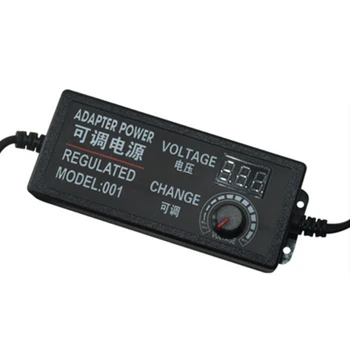 Универсальный адаптер от AC110-240V до DC3-12V 3-24V 9-24V с регулируемым напряжением питания на экране дисплея Adatper Tools