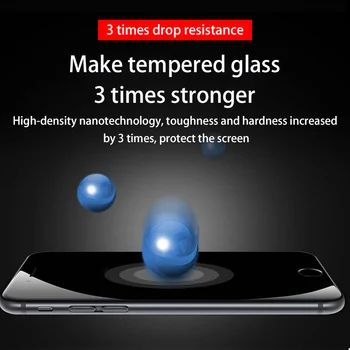 3 шт. Изогнутое Защитное стекло с полным покрытием Для iPhone 7 8 6S Plus, Закаленная Защитная пленка для экрана iPhone 8 7 6 SE 2020, Стеклянная пленка
