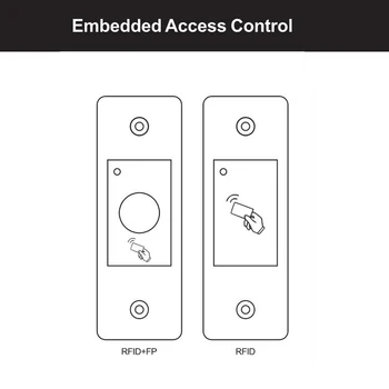 125 кГц RFID Металлический Водонепроницаемый Контроллер доступа Встроенный Универсальный Контроль Доступа по Отпечаткам Пальцев для Домашней Системы Контроля доступа