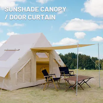 WOQI Надувная палатка для кемпинга Простая установка 4 сезона Водонепроницаемая ветрозащитная палатка для надувания на открытом воздухе